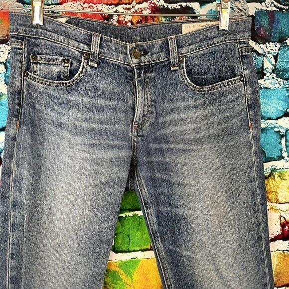 Rag & Bone The Dre Skinny Jeans in Mariner Size 27 - Picture 3 of 9